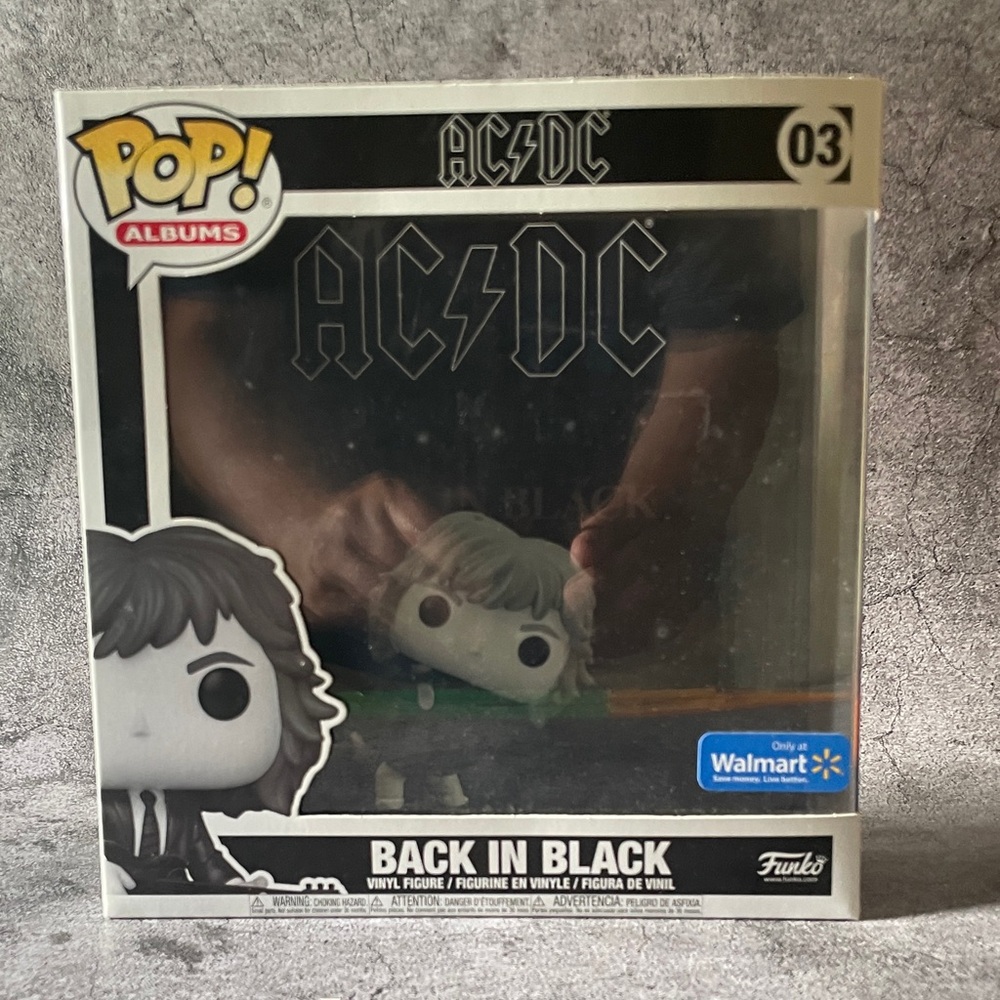 Funko Pop 03 AC/DC Back in Black Cover Brand New